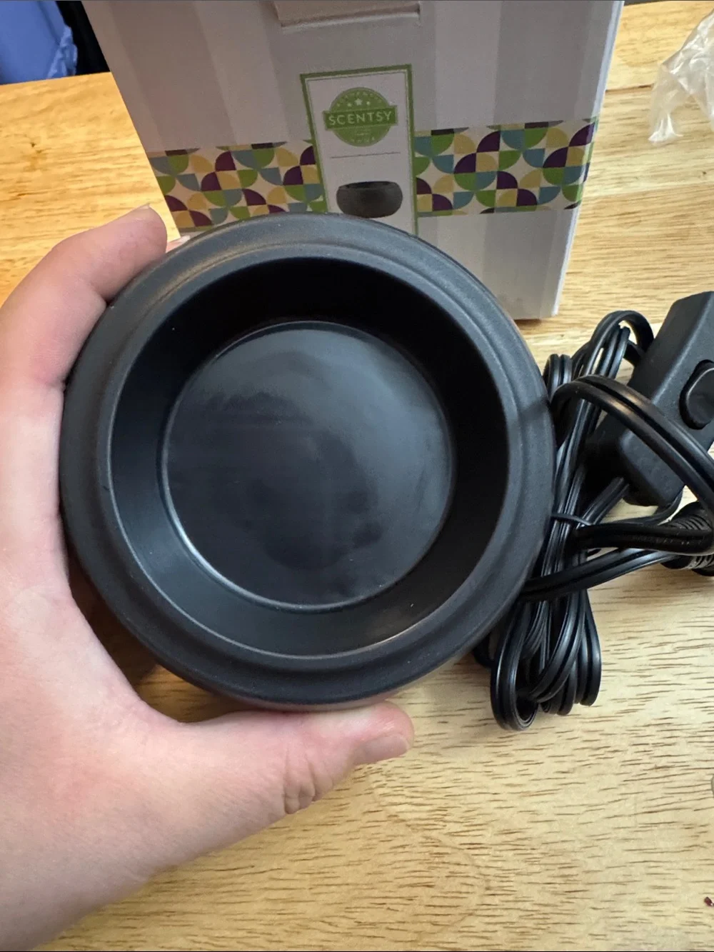 Scentsy Black Electric Warmer